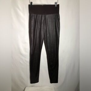Women’s or Girls Brown Faux Leather Leggings / Pants. Size Small. Nygard Slims